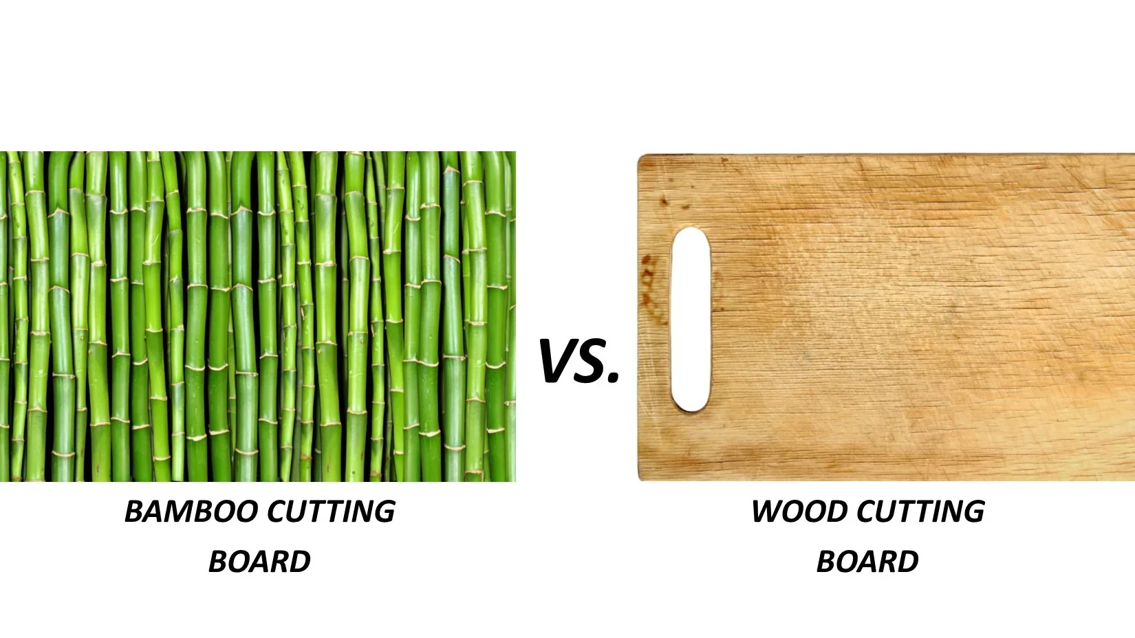 bamboo cutting board vs wood cutting board