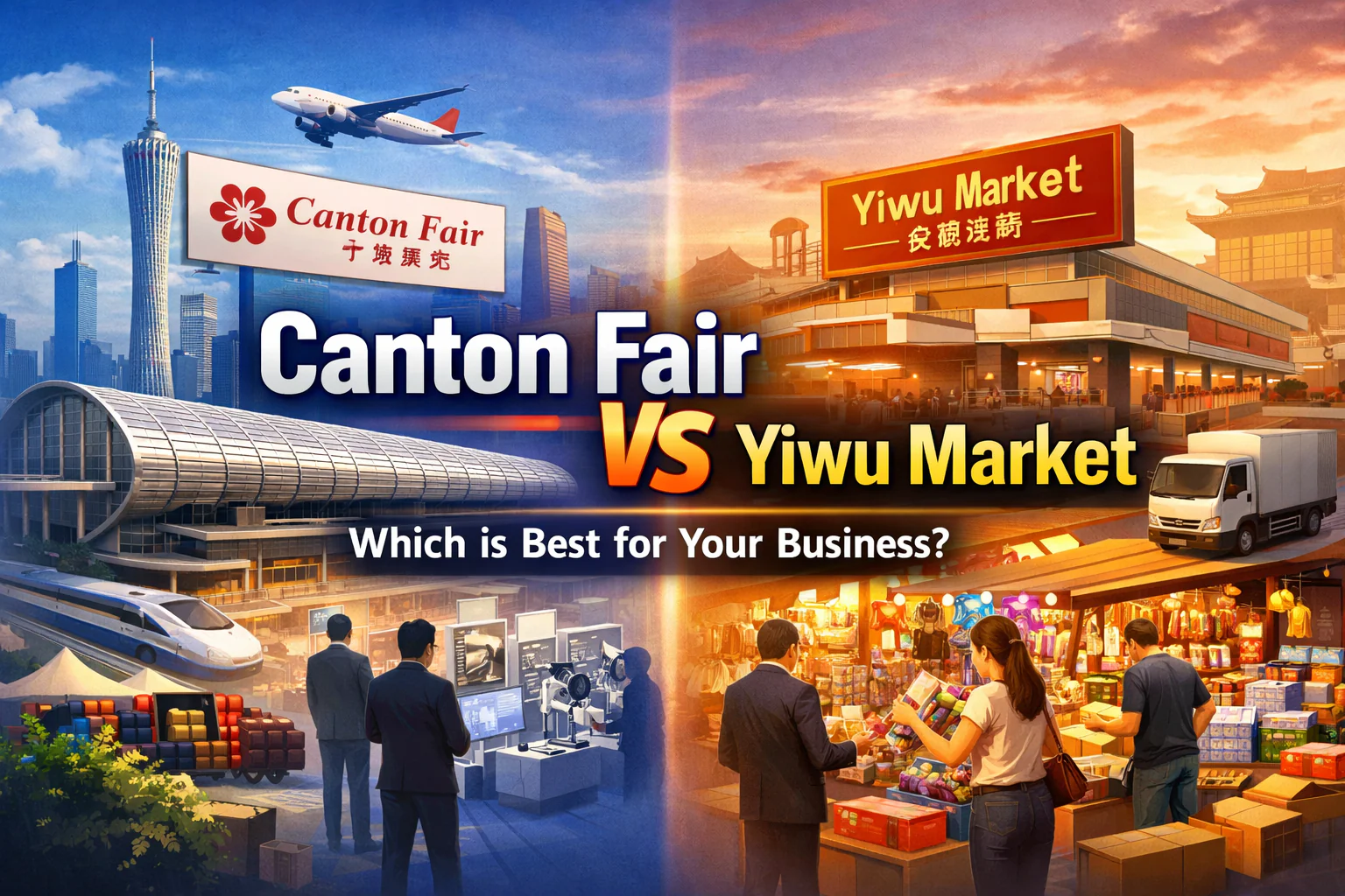 Canton Fair vs Yiwu Market